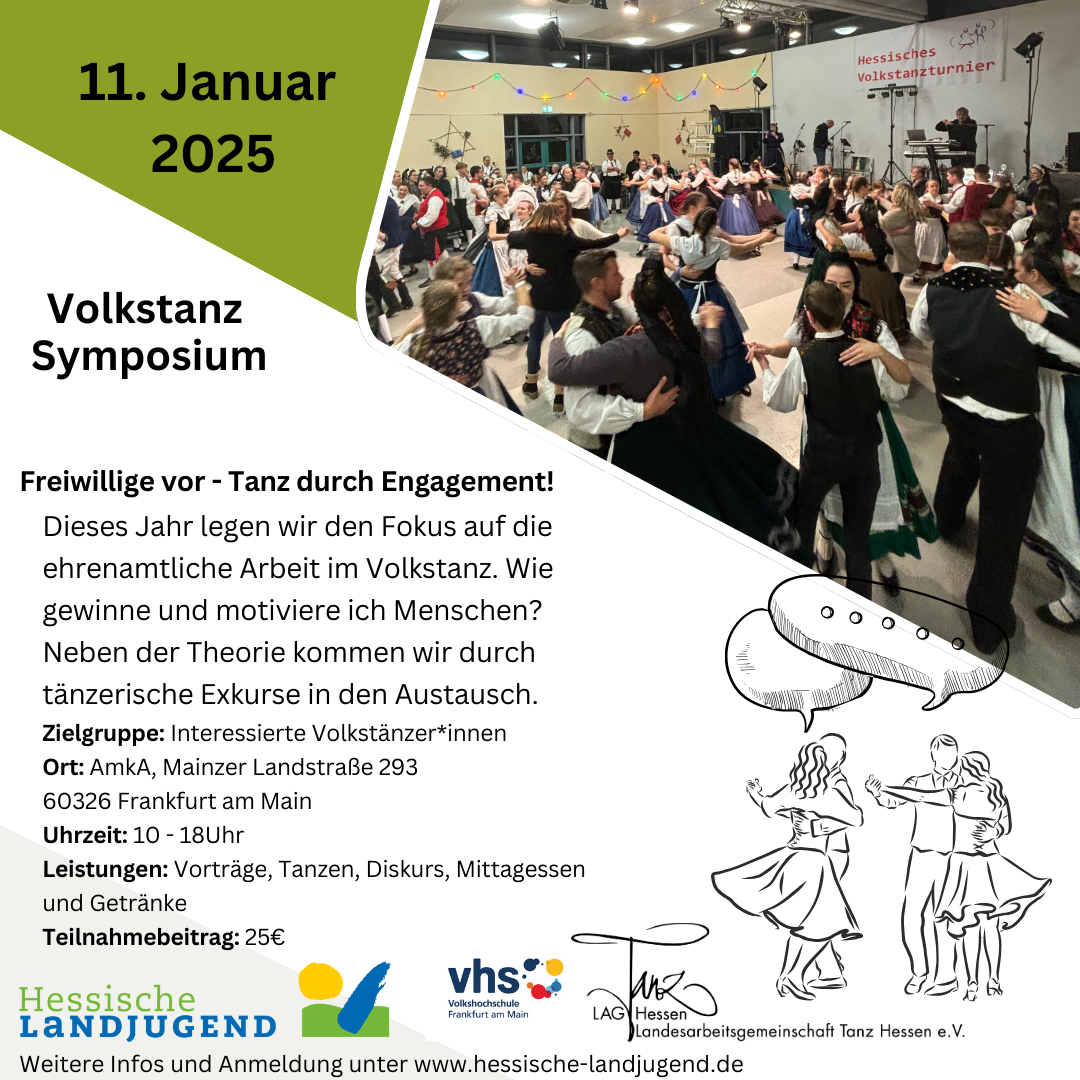 9. Volkstanz-Symposium 2025 in Frankfurt am Main